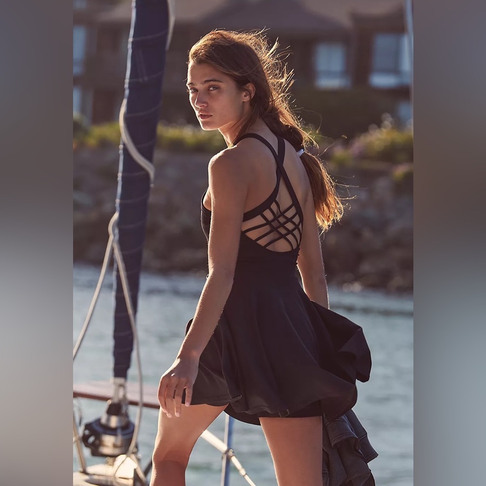 NWOT Free People Good Karma Dress Black M/L & XL - Picture 7 of 9